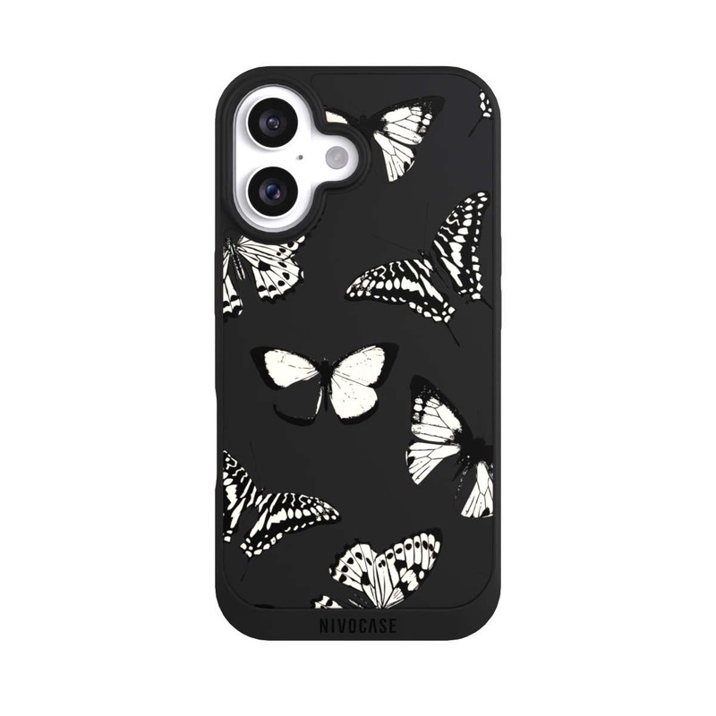 iPhone 16 NIVOpure Minimalistische Schmetterlinge