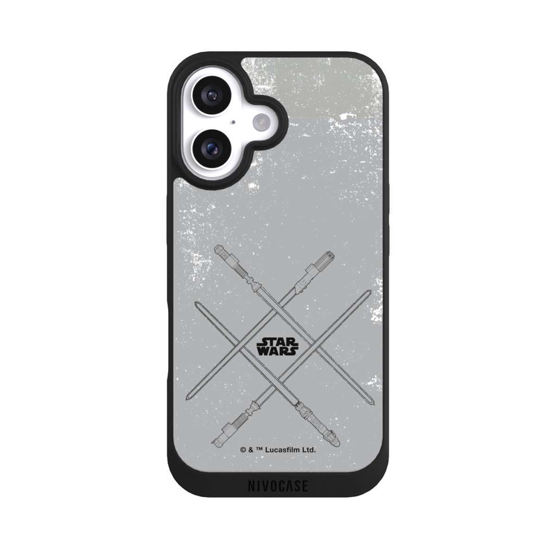 iPhone 16 NIVOpure Lichtschwerter Grau