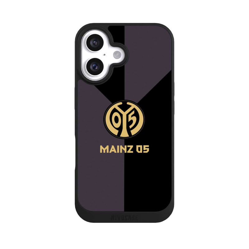 iPhone 16 NIVOpure Mainz 05-Dunkler Hintergrund