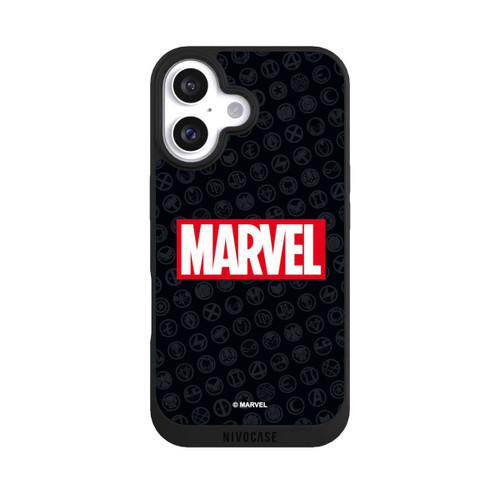 Apple iPhone 16 NIVOpure Marvel Logo Black Red