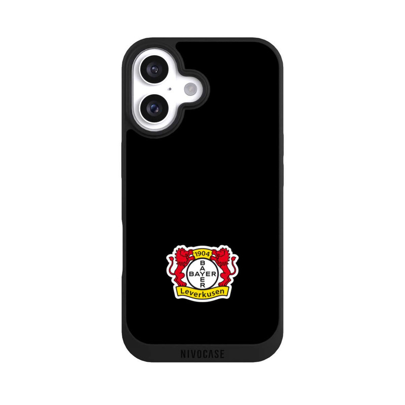 iPhone 16 NIVOpure Bayer 04 Leverkusen black