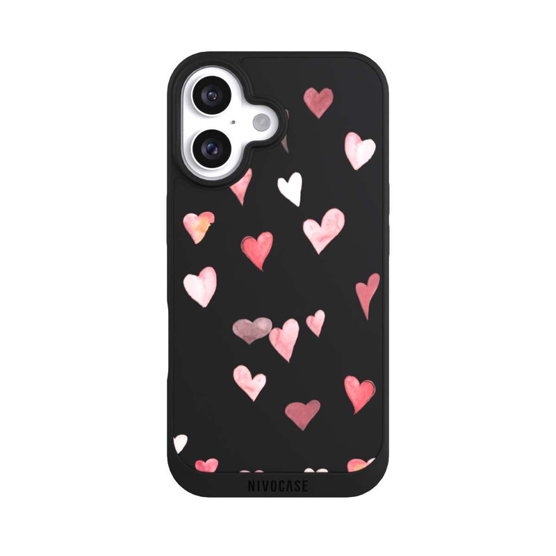 iPhone 16 NIVOpure Valentines Hearts Dropping