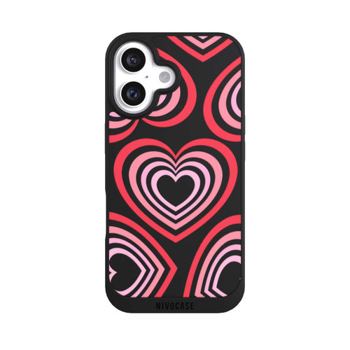 Apple iPhone 16 NIVOpure Hearts Transparent