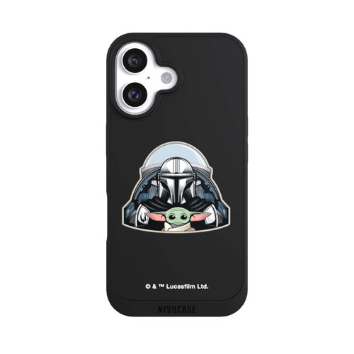 Apple iPhone 16 NIVOpure Mando and Grogu Transparent