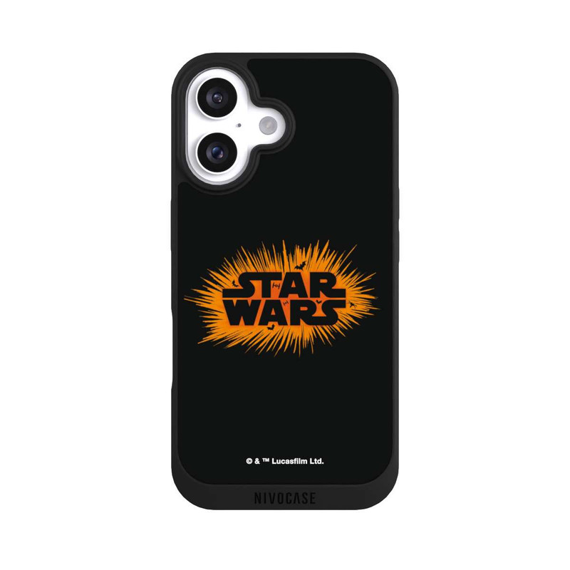 iPhone 16 NIVOpure Star Wars Logo Orange Halloween Explosion