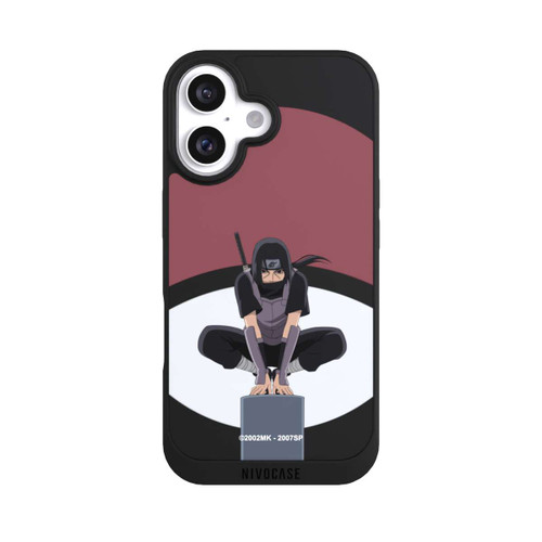 Apple iPhone 16 NIVOpure Itachi Uchiha Symbol transparenter Hintergrund