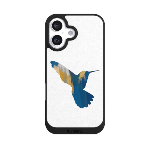 Apple iPhone 16 NIVOpure Blue &amp; Yellow Hummingbird