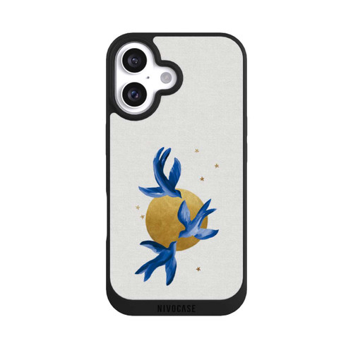 Apple iPhone 16 NIVOpure Blaue Vögel