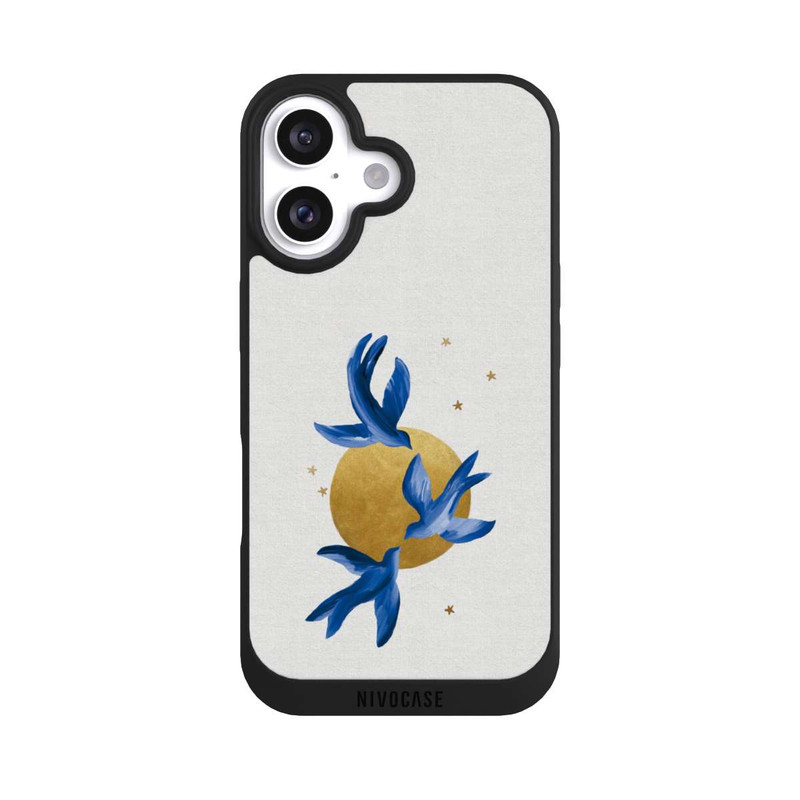 iPhone 16 NIVOpure Blaue Vögel