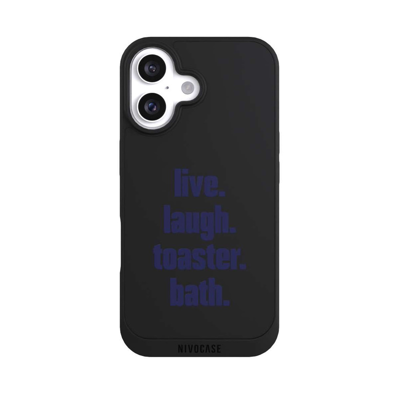 iPhone 16 NIVOpure Live. Laugh. Toaster. Bath.