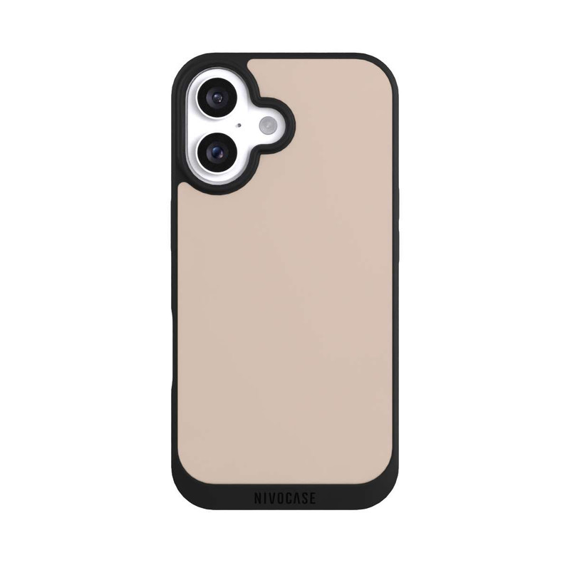 iPhone 16 NIVOpure Blassbraun