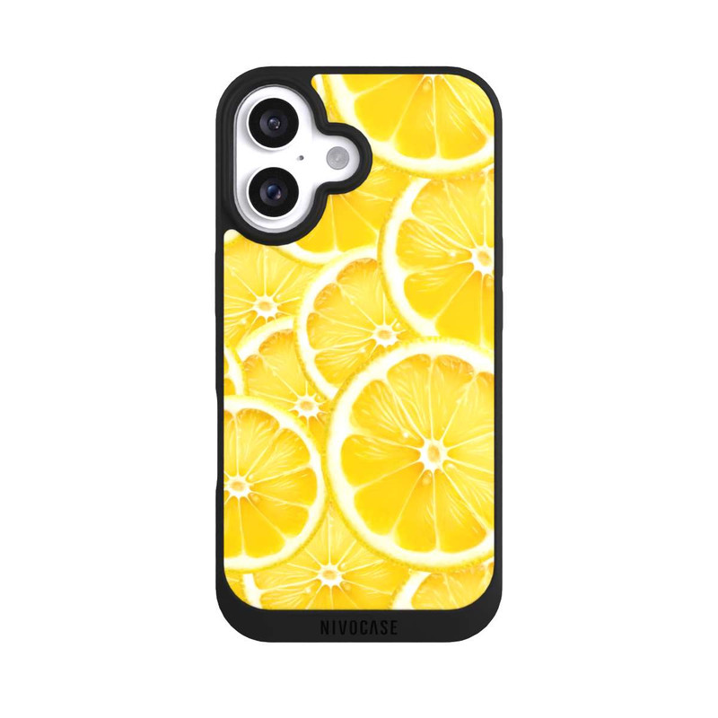 iPhone 16 NIVOpure Zitrone Muster