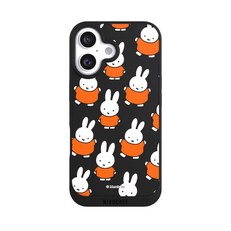 iPhone 16 NIVOpure Miffy Pattern Dancing Transparent