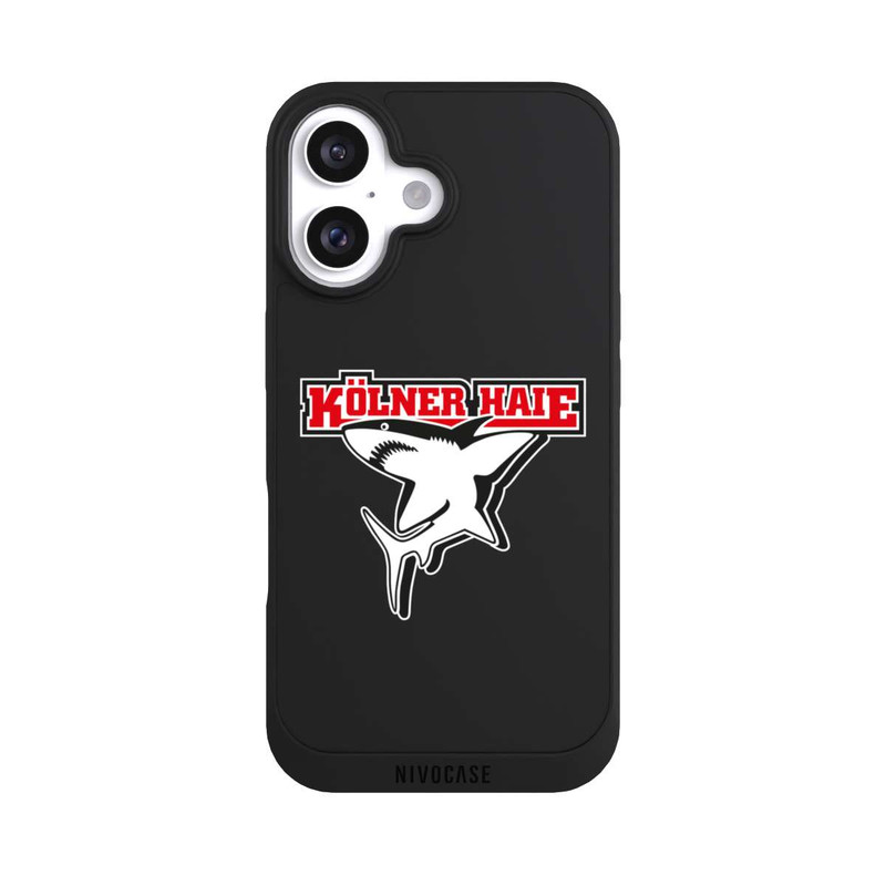 iPhone 16 NIVOpure Kölner Haie Logo Transparent