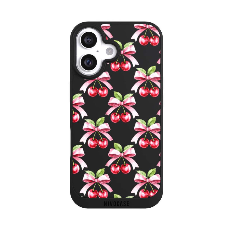 iPhone 16 NIVOpure Cherry Bow Art with AI