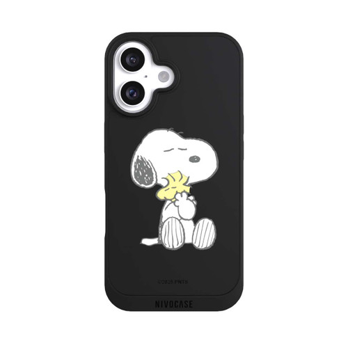 Apple iPhone 16 NIVOpure Transparent Snoopy And Woodstock Cuddling 