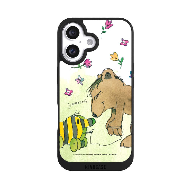 iPhone 16 NIVOpure Bär und Tigerente Blumenregen
