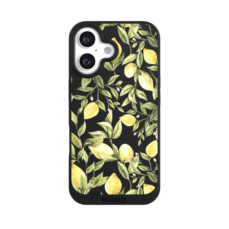 iPhone 16 NIVOpure Lemon Summer Pattern Transparent