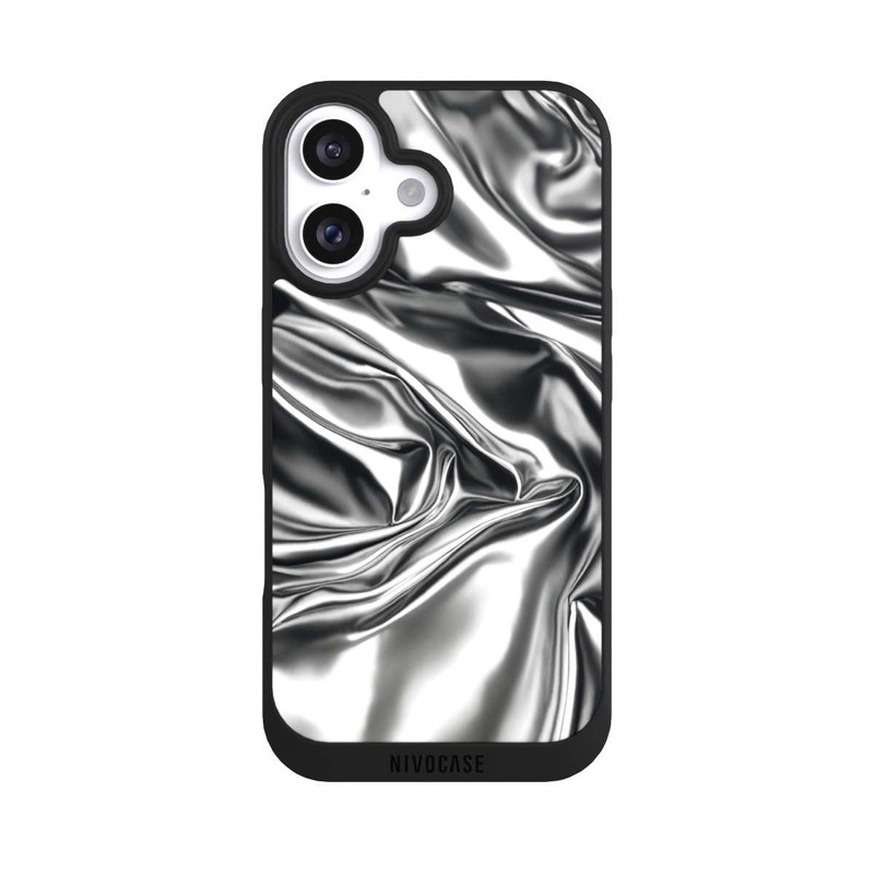iPhone 16 NIVOpure Shiny Chrome Silver