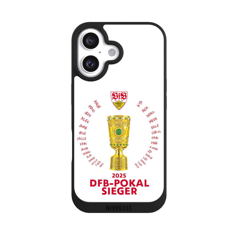 iPhone 16 NIVOpure VfB DFB-Pokal Sieger Weiß