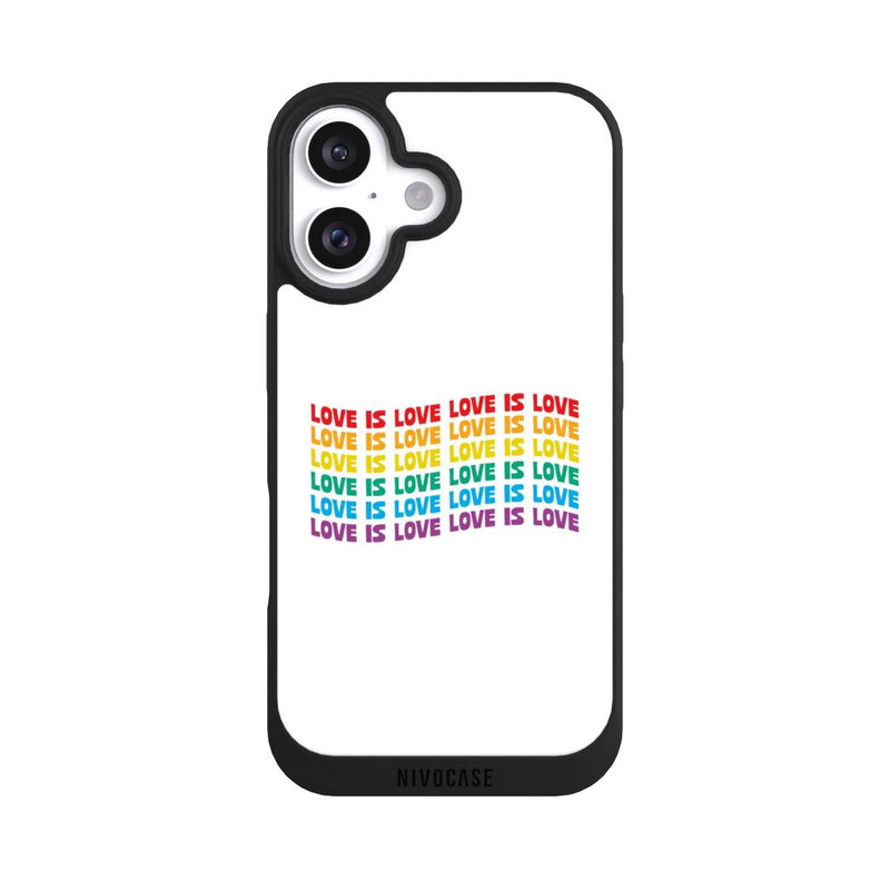 iPhone 16 NIVOpure Love is Love Flag
