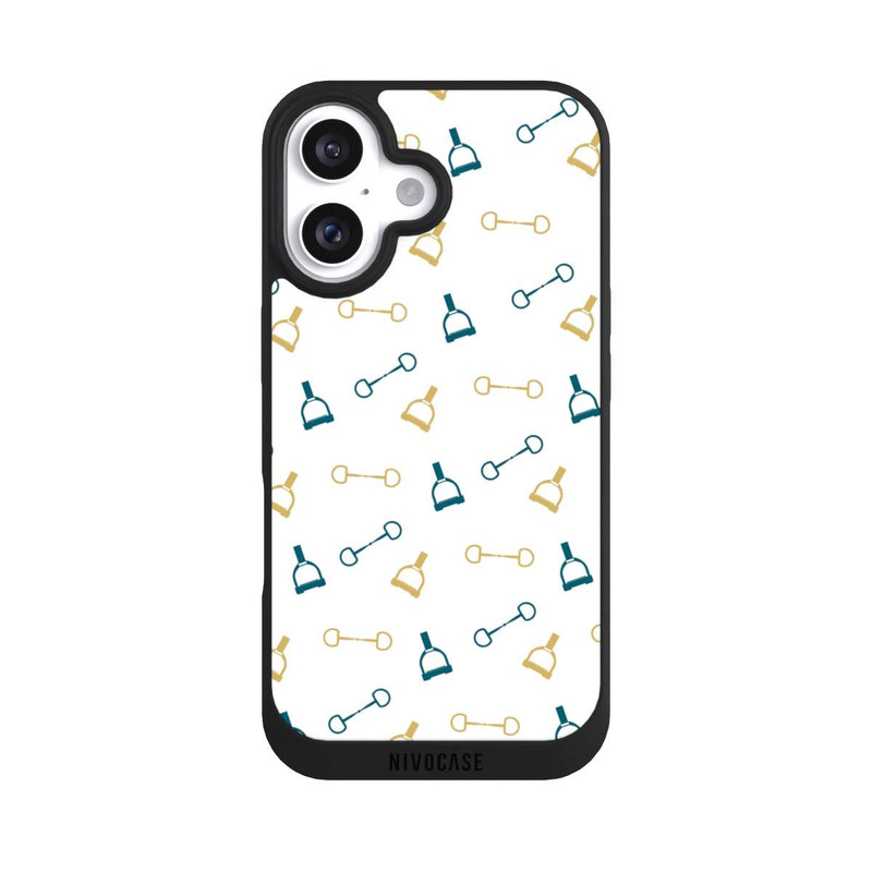 iPhone 16 NIVOpure Muster Reitsport