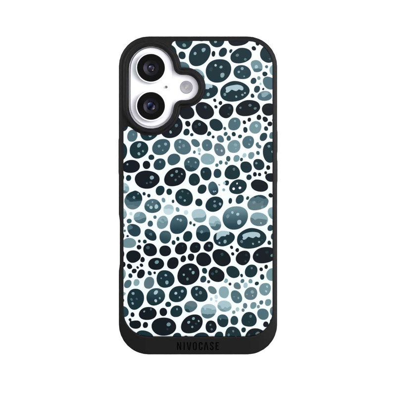 iPhone 16 NIVOpure Abstract Oval Turquoise