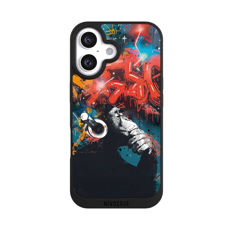 iPhone 16 NIVOpure Chimp Stereo Grafitti