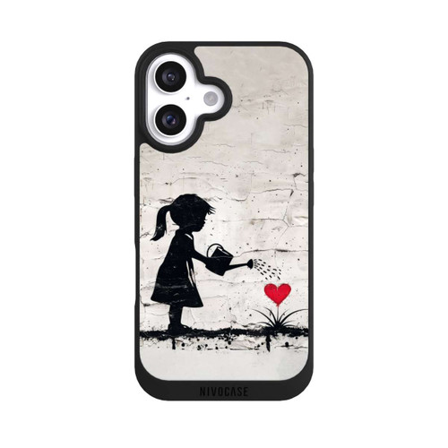 Apple iPhone 16 NIVOpure Girl Watering Bunch of Flowers 