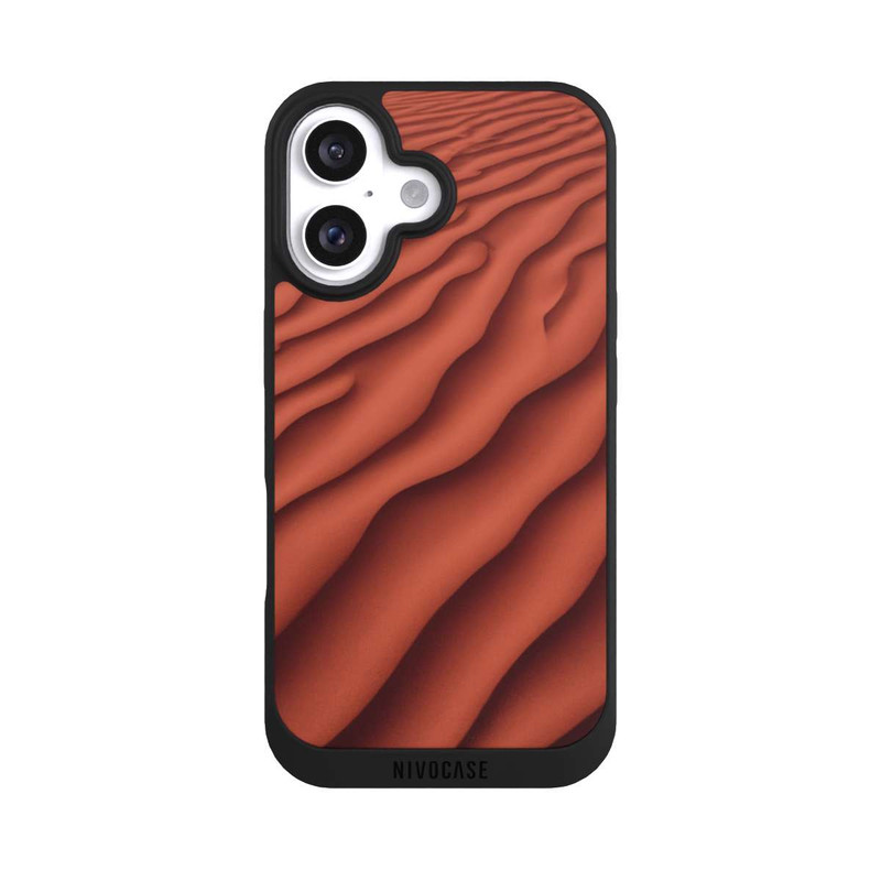 iPhone 16 NIVOpure Structure de sable rouge avec AI