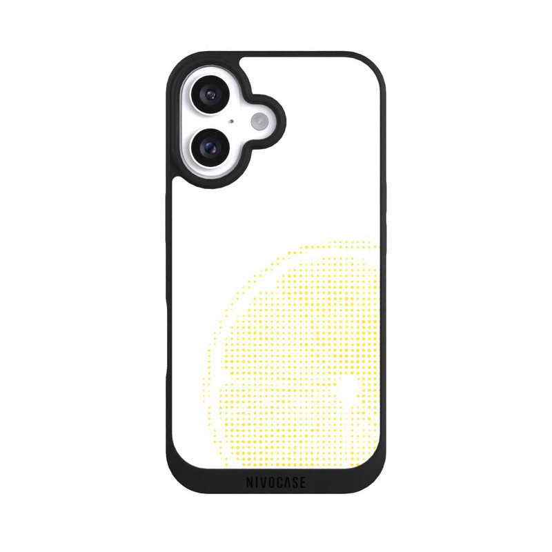 iPhone 16 NIVOpure Lemon Grid Pixel Art