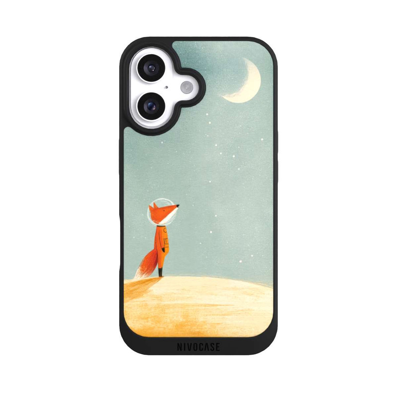 iPhone 16 NIVOpure Fuchs im Mondlicht