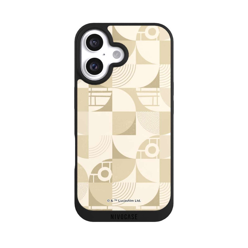 iPhone 16 NIVOpure R2D2 Bauhaus Style Beige