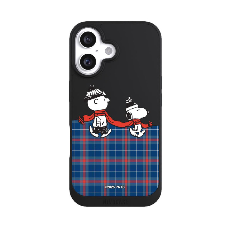 iPhone 16 NIVOpure Peanuts Weihnachtspulli Transparent