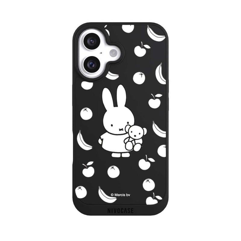 iPhone 16 NIVOpure Miffy mit Obst Tranparent