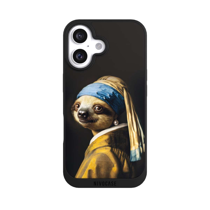 iPhone 16 NIVOpure Sloth with a Pearl Earring