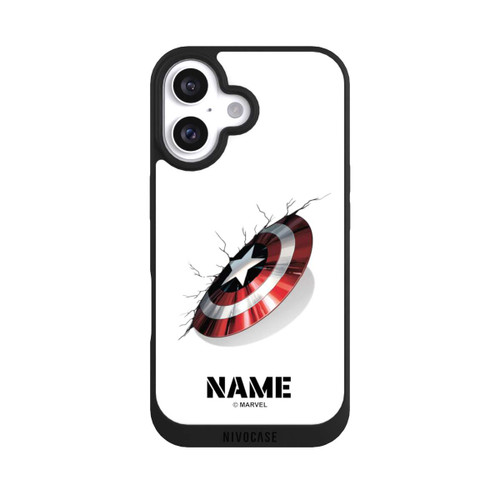 Apple iPhone 16 NIVOpure Captain America Shield Personalisierbar