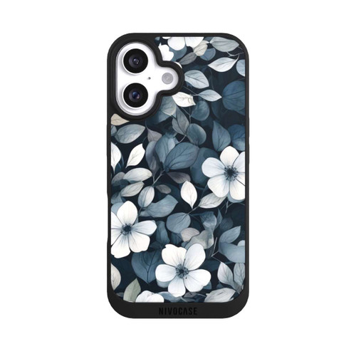  NIVOpure Blaue Negativblumen mit KI