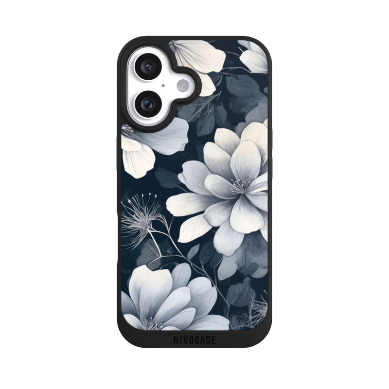 iPhone 16 NIVOpure Dunkle Negativblumen mit KI