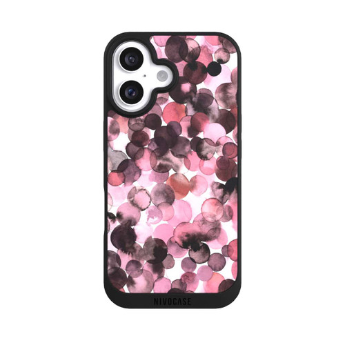 Apple iPhone 16 NIVOpure Blätterzauber Pink