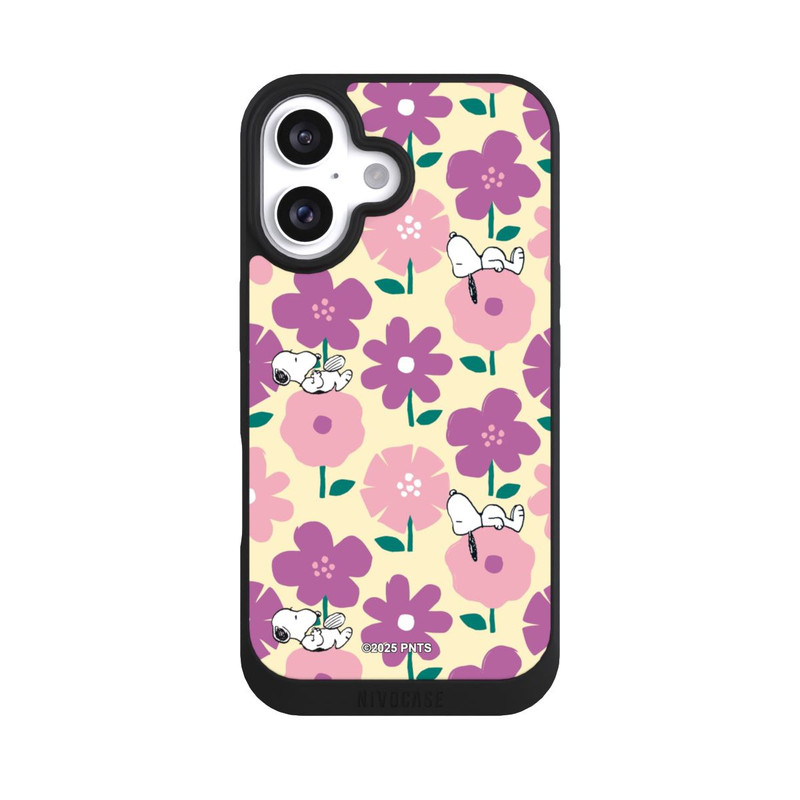 iPhone 16 NIVOpure Peanuts Flower Pattern Yellow