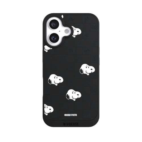 Apple iPhone 16 NIVOpure Snoopy Checked Pattern