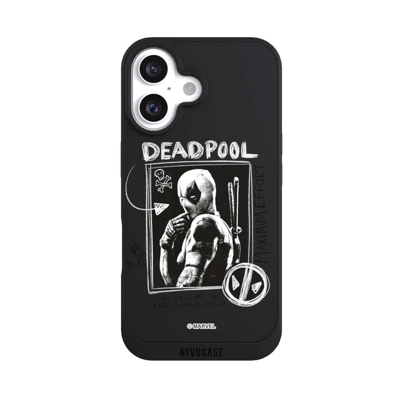 iPhone 16 NIVOpure Deadpool Transparent