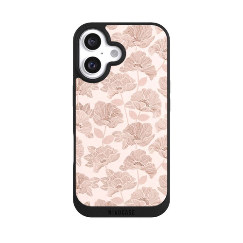 Apple iPhone 16 NIVOpure Brown Floral Block
