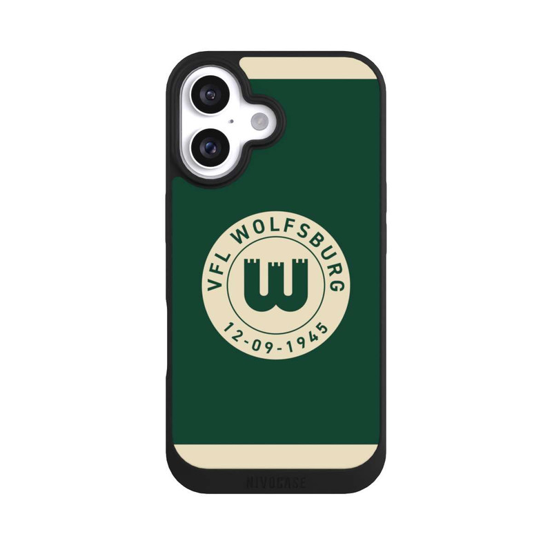iPhone 16 NIVOpure VfL Wolfsburg 80 Jahre Streifen