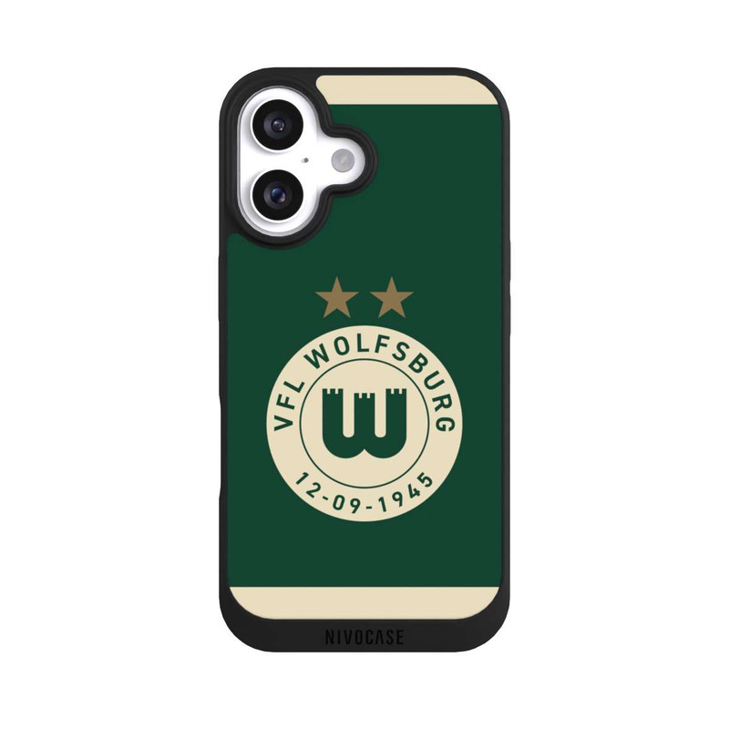 iPhone 16 NIVOpure VfL Wolfsburg 80 Jahre Logo Frauen Streifen