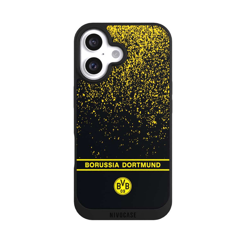iPhone 16 NIVOpure BVB Farbverlauf Schwarz