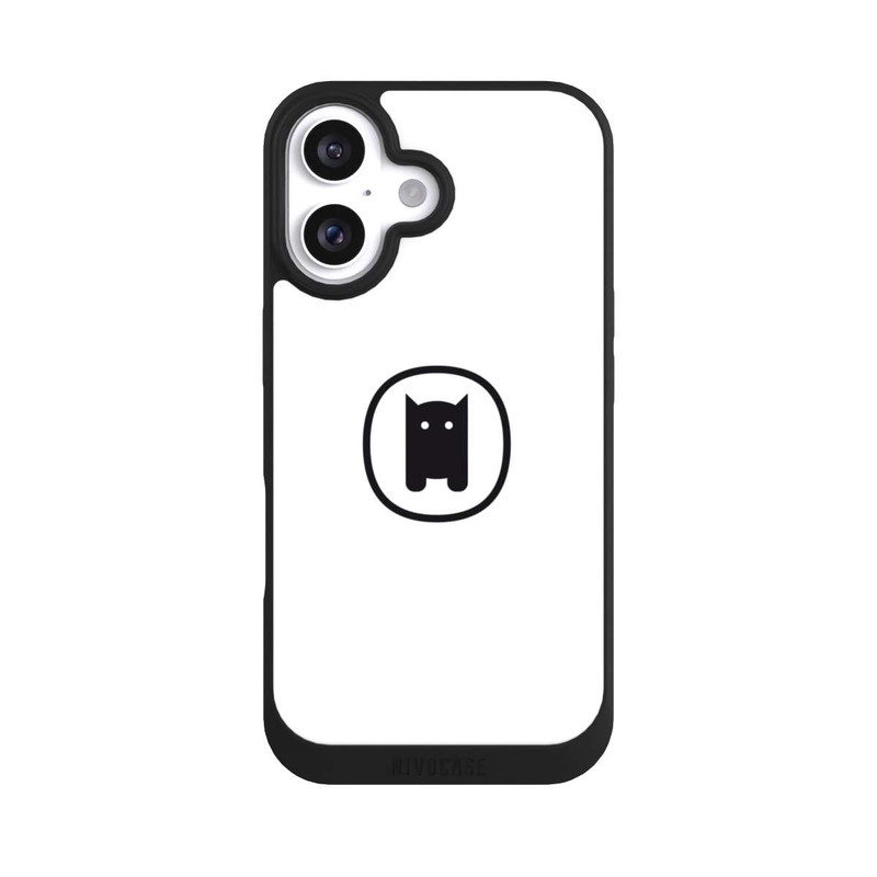 iPhone 16 NIVOpure Nivocase Logo Weiss