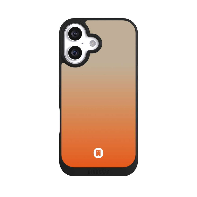 iPhone 16 NIVOpure Nivocase Farbverlauf Beige Orange