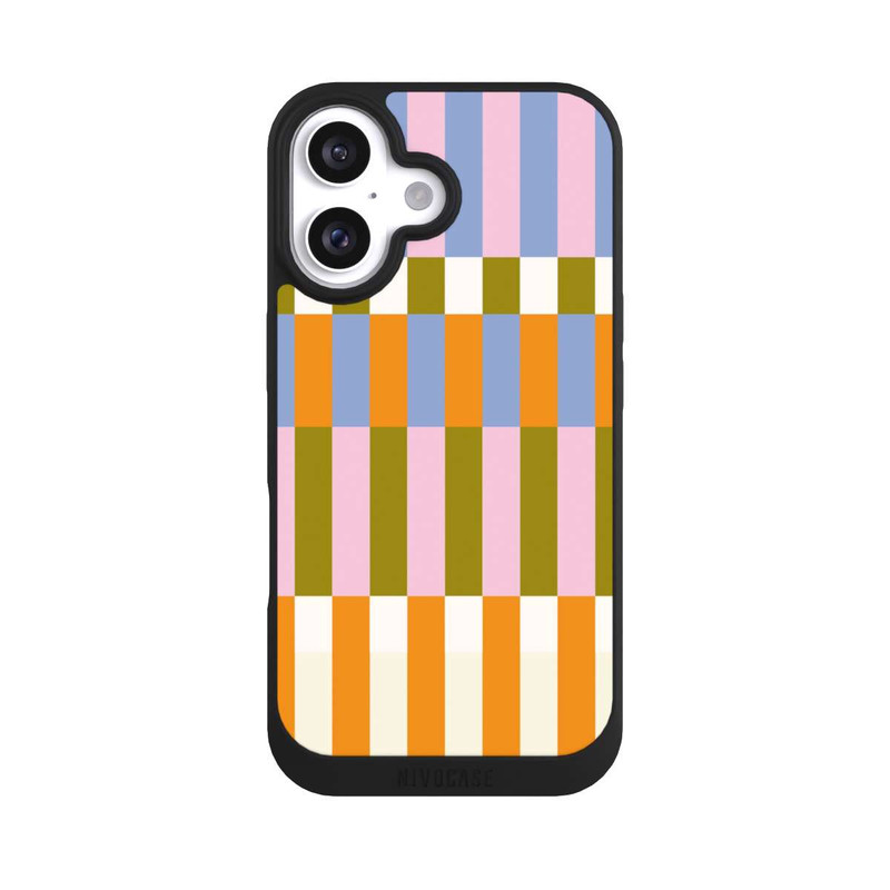 iPhone 16 NIVOpure Bold Checked colorful Theme